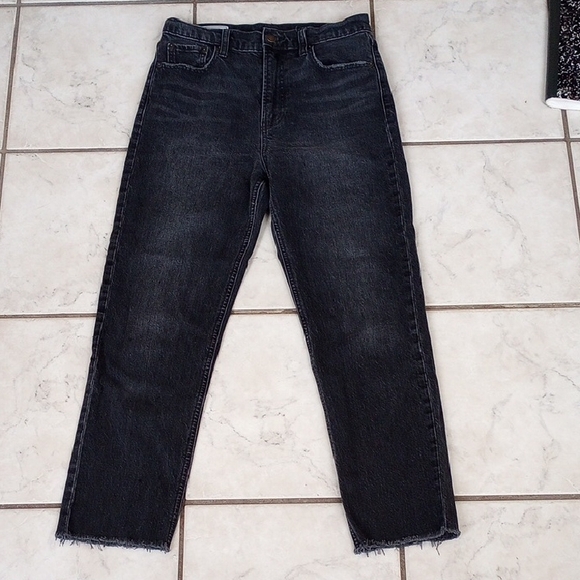 GAP Dark Gray Cheeky Straight Jeans - Picture 1 of 5